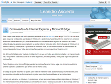 Tablet Screenshot of leandroascierto.com